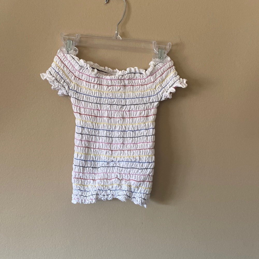 girls off the shoulder tube top